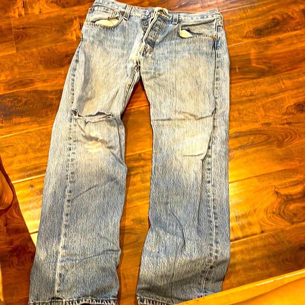 501 button up jeans